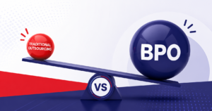 Traditional outsourcing vs BPO